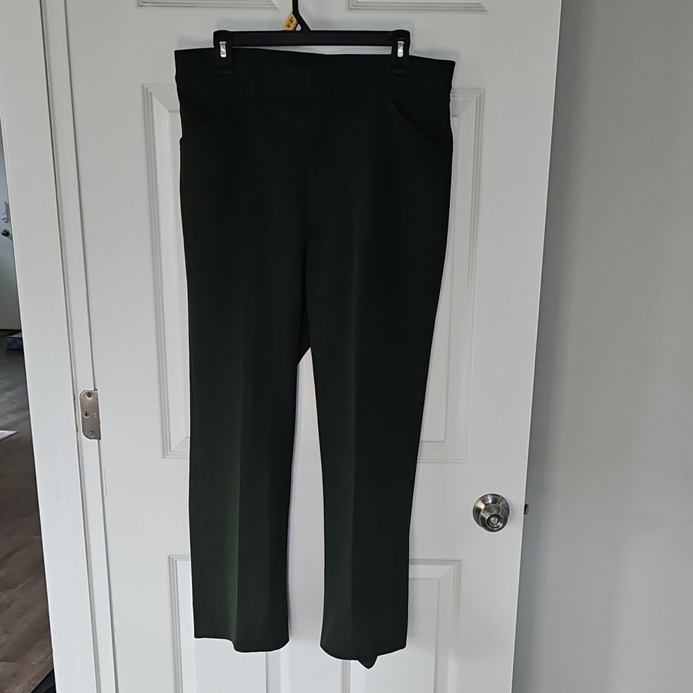 Vintage Farah Slack Green Straight Leg Pants 16 Inch Waist